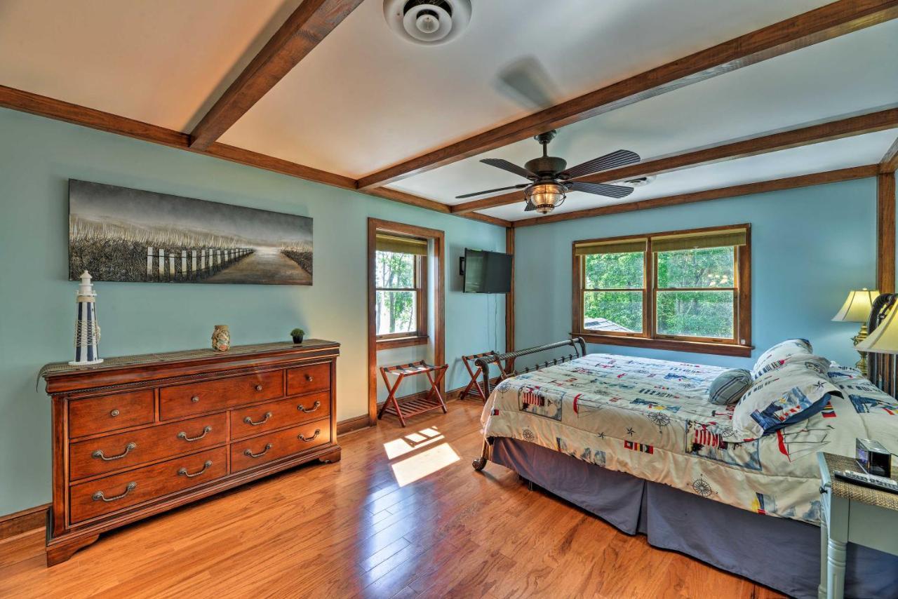 Bayfront Blounts Creek Home Private Beach And Dock! Whichard Beach Exterior foto